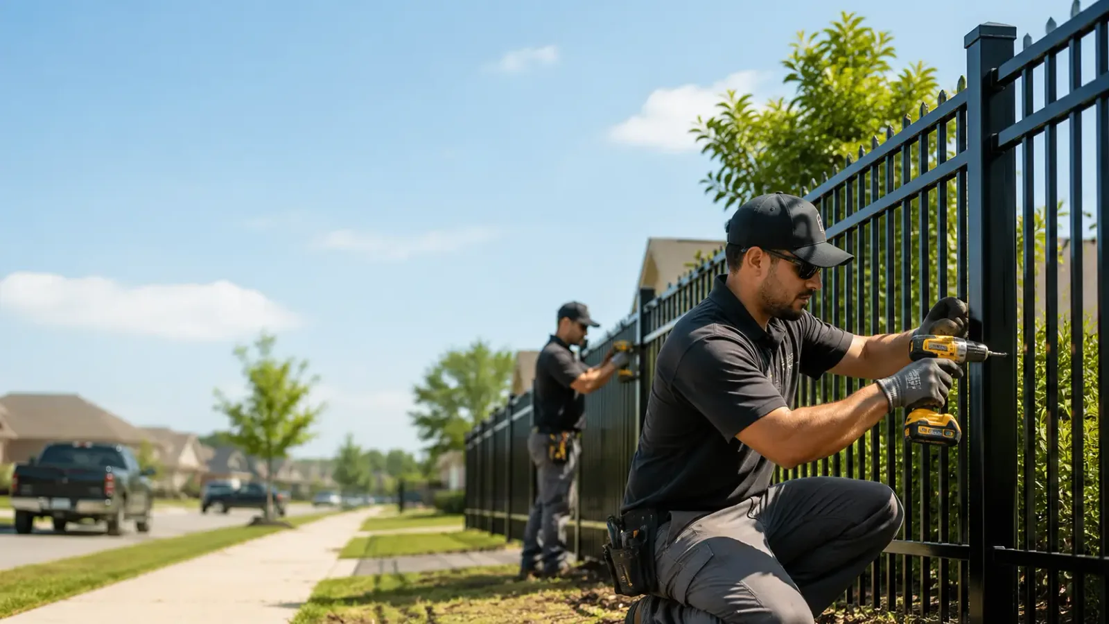 Metal Fence Installation in Cedar Creek, TX